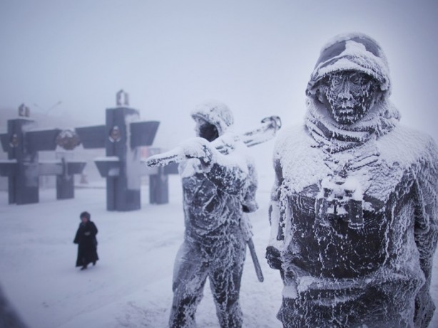 Dünyanın en soğuk kenti Yakutsk'da hayat