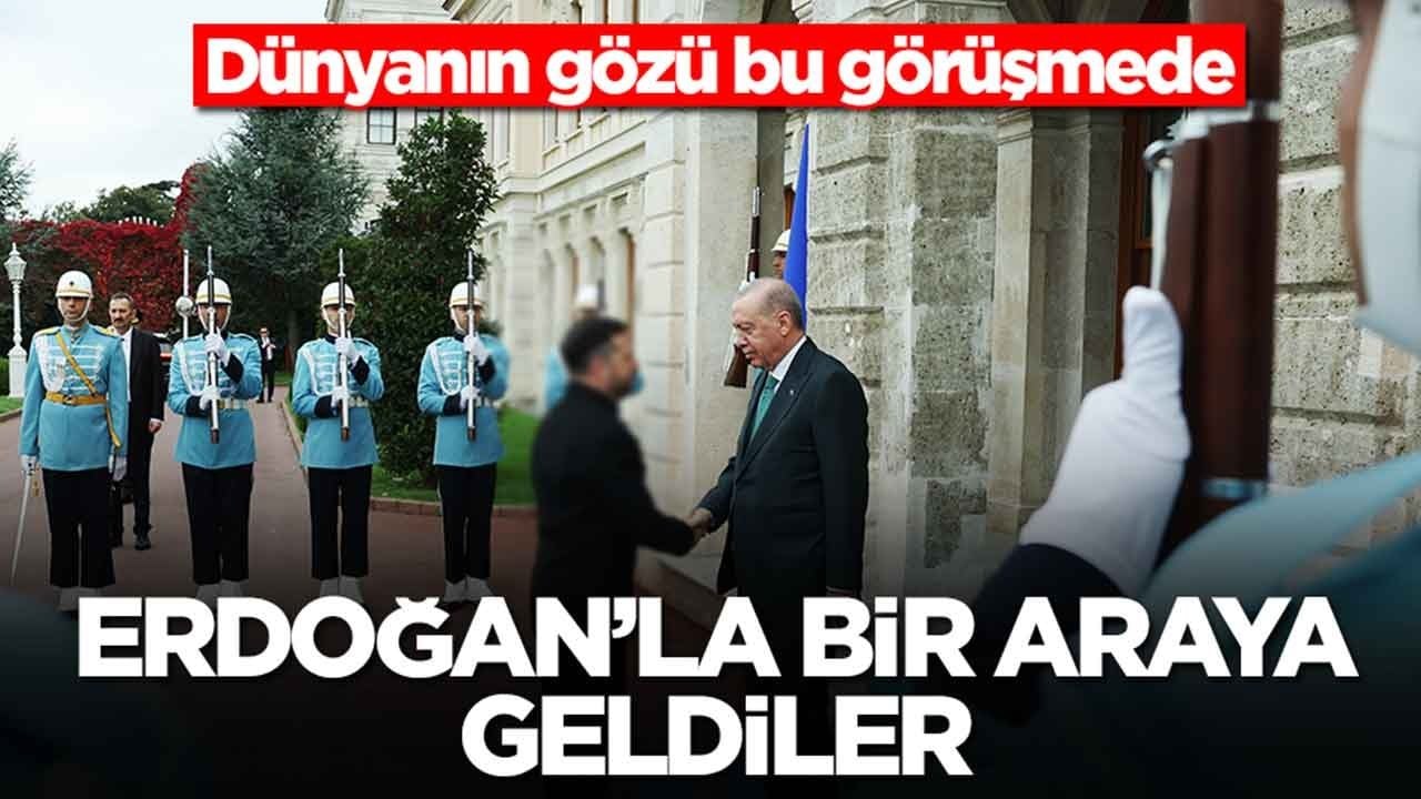 Dünyanın gözü bu görüşmede: Erdoğan'la bir araya geldiler