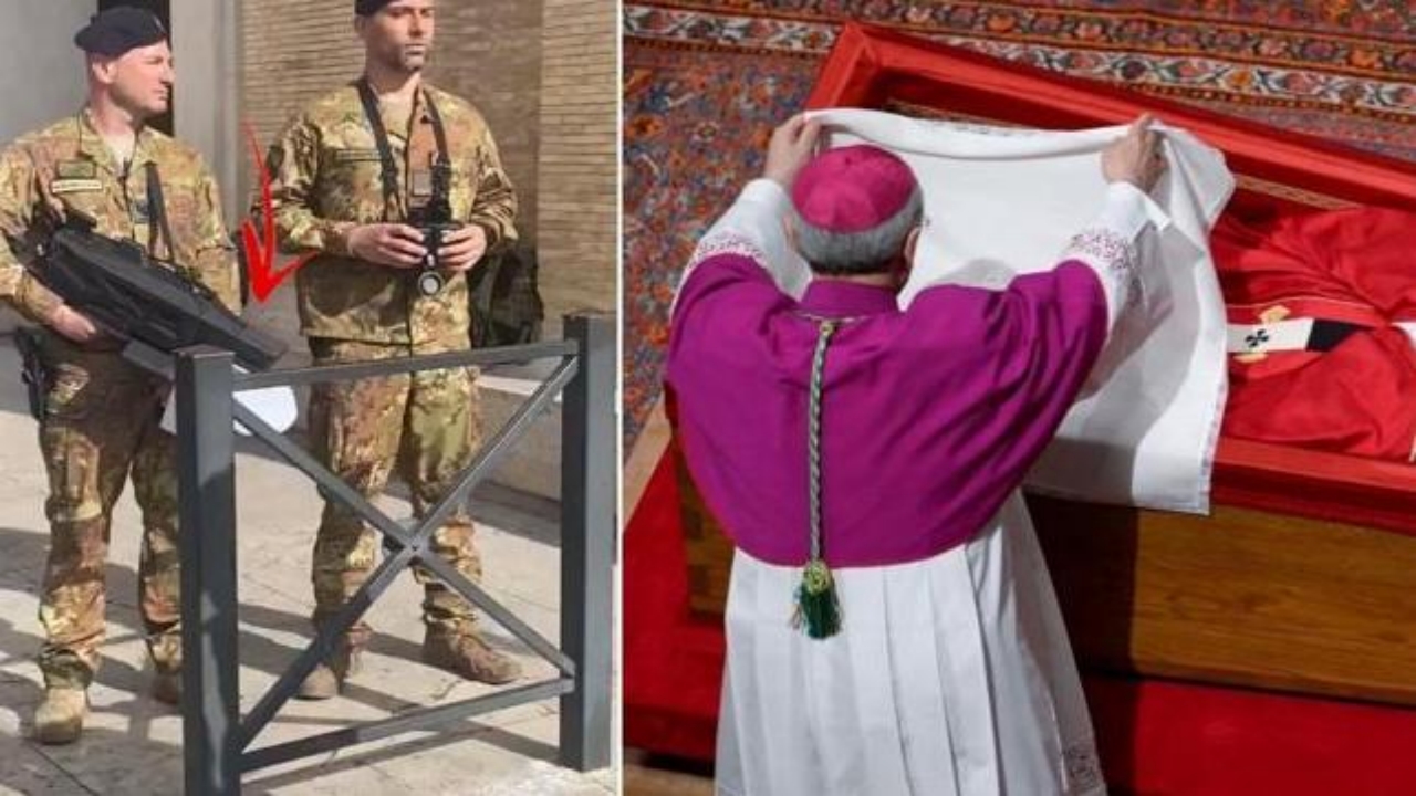 Dünyanın gözü Papa’nın cenaze töreninde! Askerlerin elindeki o silah çok konuşuldu! Türkiye’den bakın kim gitti