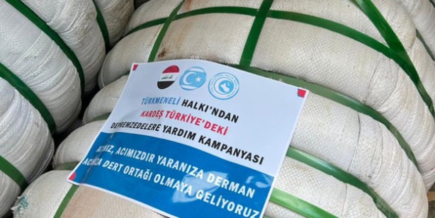Foto - Dünyanın her yerinden: Böyle yardım görülmedi! Irak Kerkük Türkmenlerinden deprem alanına yardım seferberliği