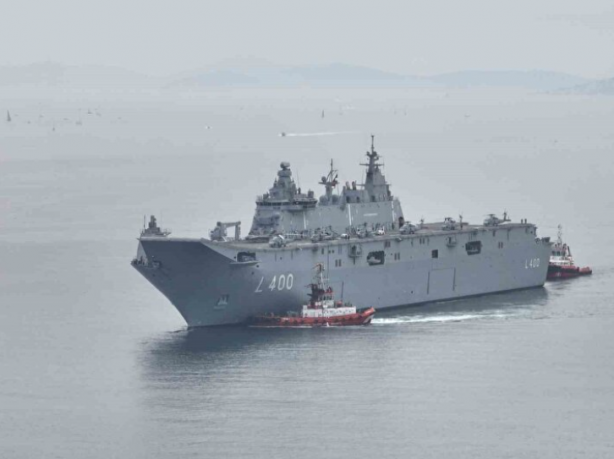 Foto - Dünyanın ilk SİHA gemisi TCG Anadolu Sarayburnu’nda