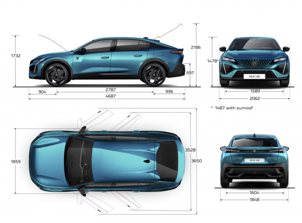 Foto - Dünyaya tanıtıldı! Elektrikli ürün gamını zirveye taşıyan Peugeot’dan yeni E-408 atağı! Türkiye’ye ne zaman geliyor?