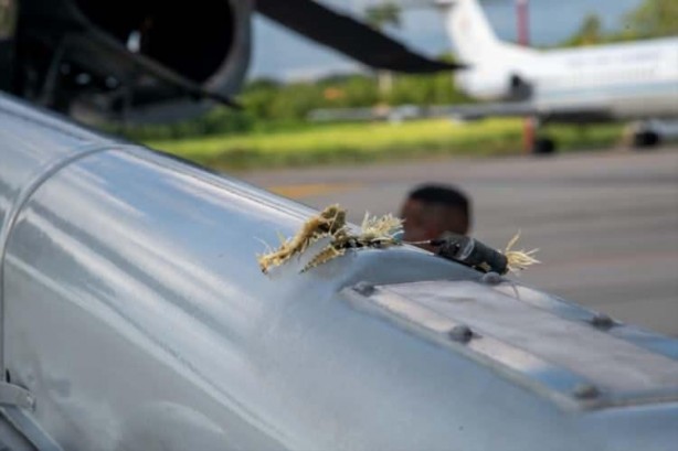 Foto - Dünyayı ayağa kaldıran gelişme! Devlet başkanının içinde bulunduğu helikoptere ateş açıldı