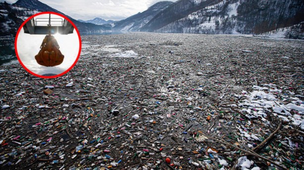 Dünyayı dehşete düşüren görüntüler! Felaket yüzerek geliyor