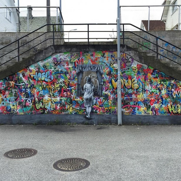 Foto - Dünyayı güzelleştiren sokak resimleri