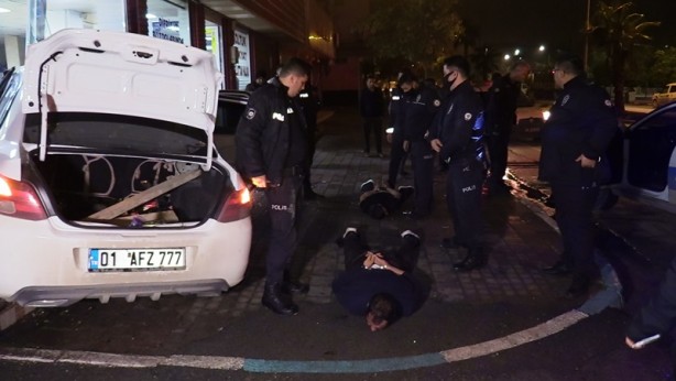 Foto - "Dur" ihtarına uymayan şüpheli kaza yapınca yakalandı