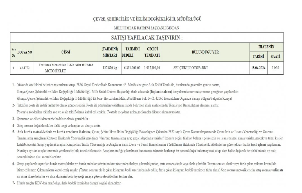 Foto - Duyan duymayanlara haber etsin! 3500 liraya motosiklet satılacak