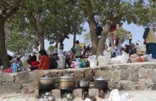 Foto - Duyunca çok şaşıracaksınız! Her sene mezarlıkta toplanıp… 