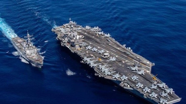 Foto - Duyurdular! Rusya ABD'nin uçak gemisini batırıyor