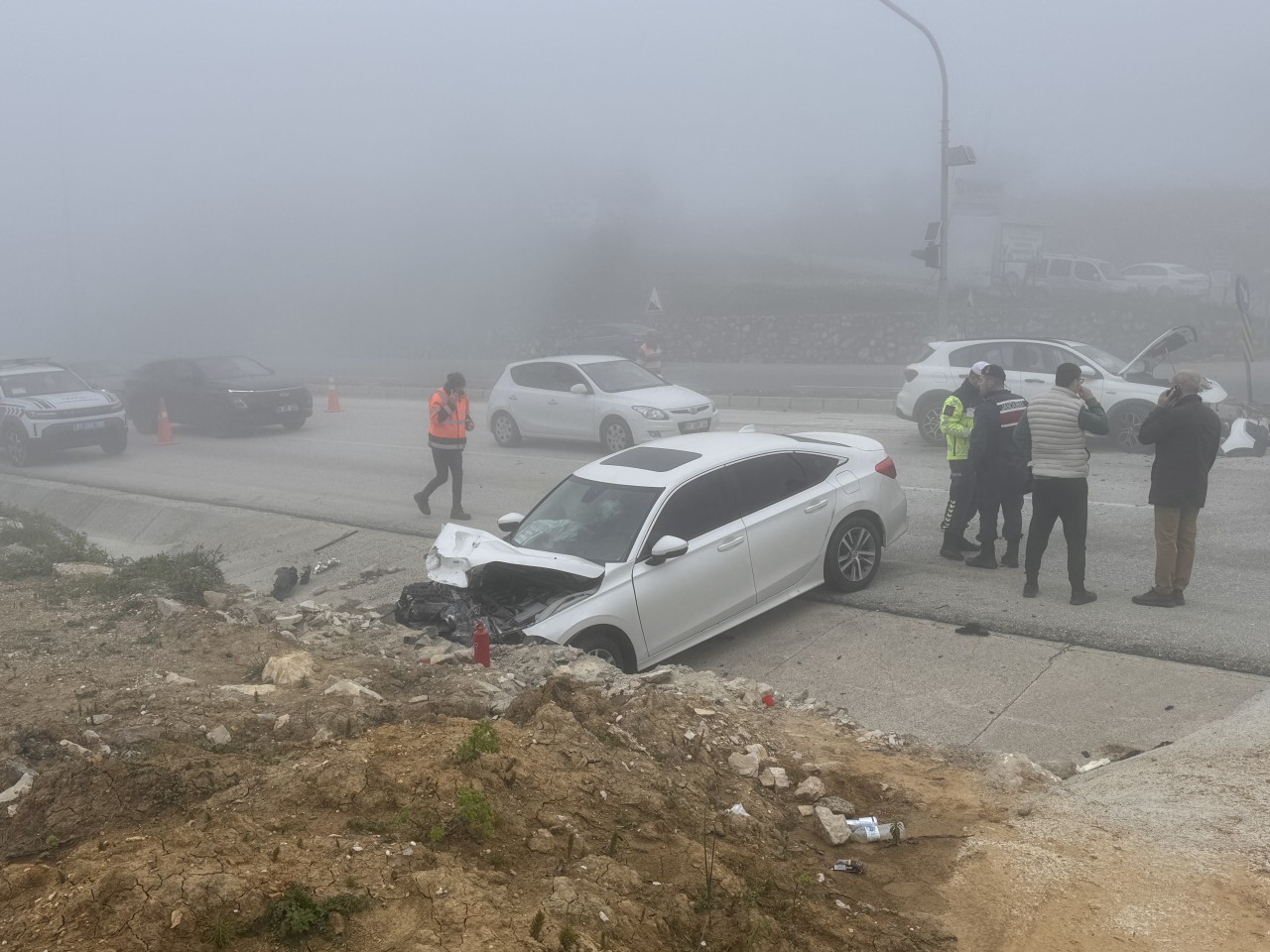 Foto - Düzce’de feci kaza! Çok sayıda yaralı