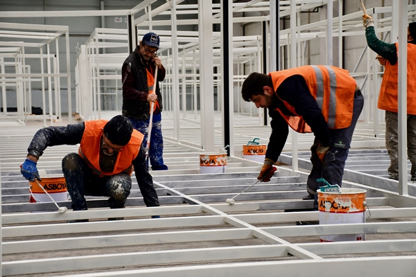 Foto - Düzce'den deprem bölgesine gönderilecek! Üretimi başladı