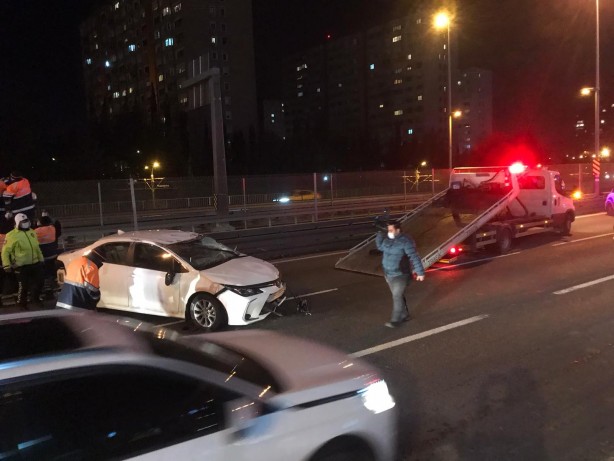 Foto - E-5'te feci kaza! Ortaklık savaş alanına döndü