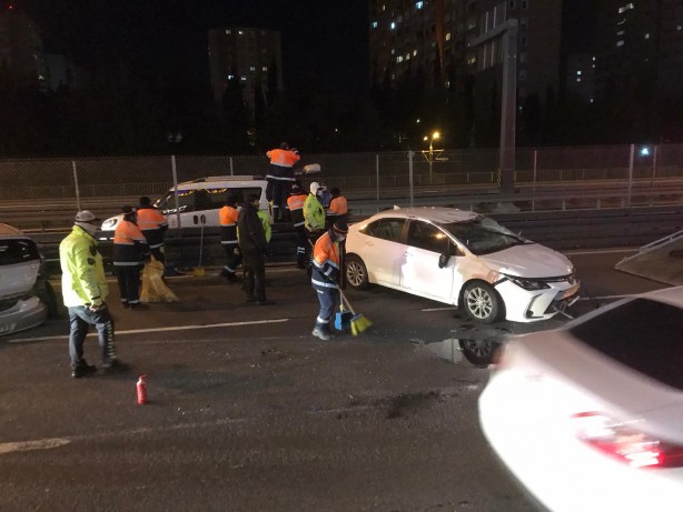 Foto - E-5'te feci kaza! Ortaklık savaş alanına döndü