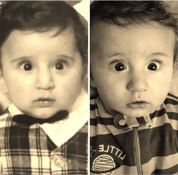 Foto - Ebeveynlerine tıpatıp benzeyen çocuklar