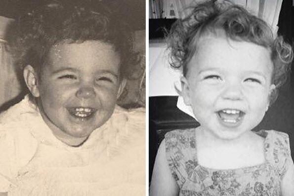 Foto - Ebeveynlerinin küçüklüklerine öylesine benziyorlar ki...