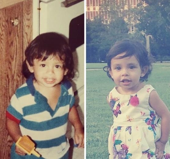 Foto - Ebeveynlerinin küçüklüklerine öylesine benziyorlar ki...