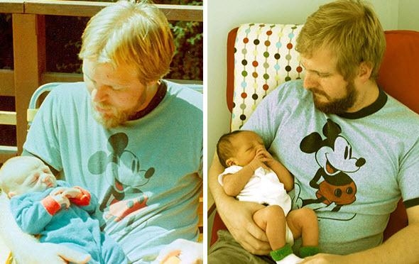 Foto - Ebeveynlerinin küçüklüklerine öylesine benziyorlar ki...