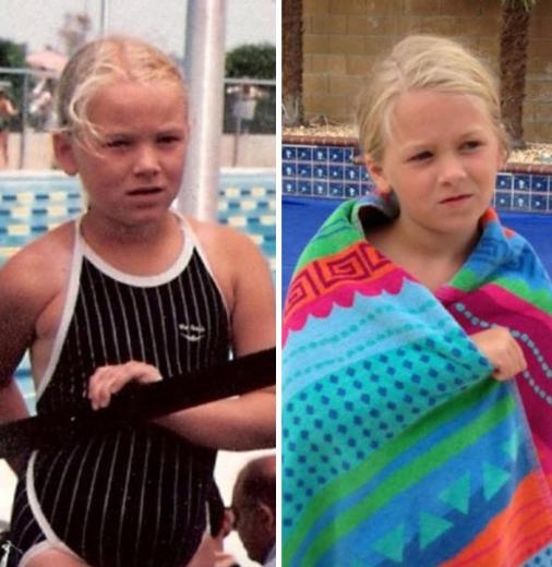 Foto - Ebeveynlerinin küçüklüklerine öylesine benziyorlar ki...