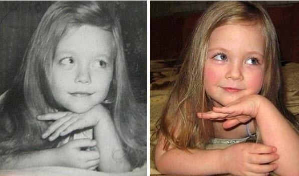 Foto - Ebeveynlerinin küçüklüklerine öylesine benziyorlar ki...