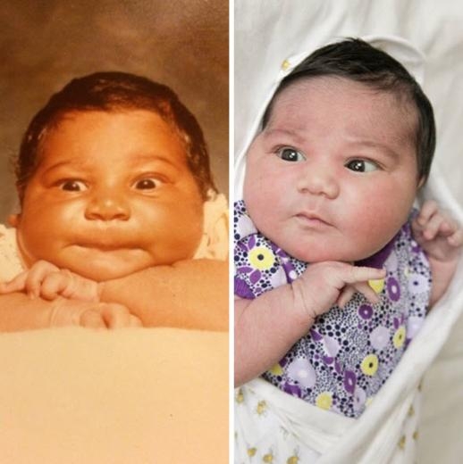 Foto - Ebeveynlerinin küçüklüklerine öylesine benziyorlar ki...