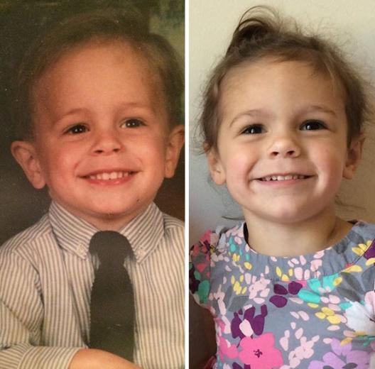 Foto - Ebeveynlerinin küçüklüklerine öylesine benziyorlar ki...