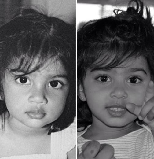 Foto - Ebeveynlerinin küçüklüklerine öylesine benziyorlar ki...