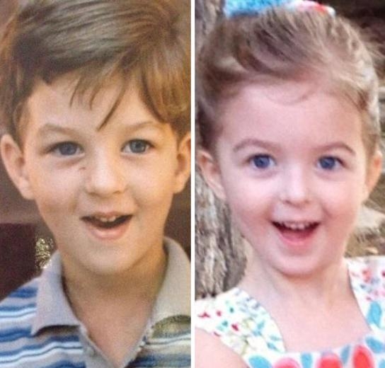 Foto - Ebeveynlerinin küçüklüklerine öylesine benziyorlar ki...