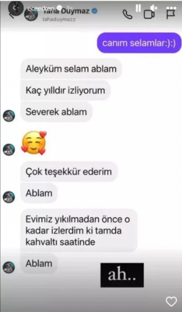 Foto - Ece Erken'in Taha Duymaz mesajı tepki çekti! "Yazıklar olsun..."