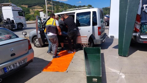 Ecel yolda yakaladı