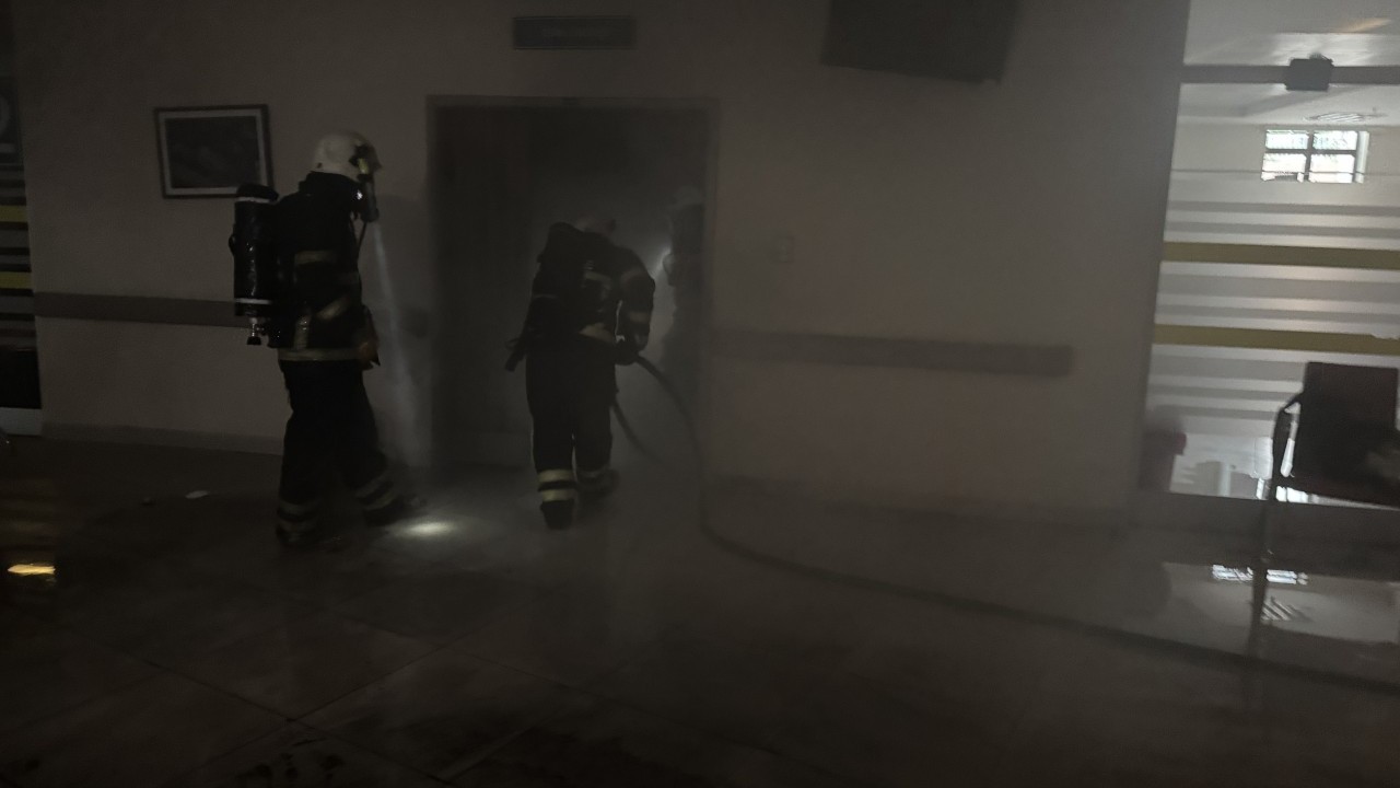 Foto - Edirne Sultan 1. Murat Devlet Hastanesinde yangın