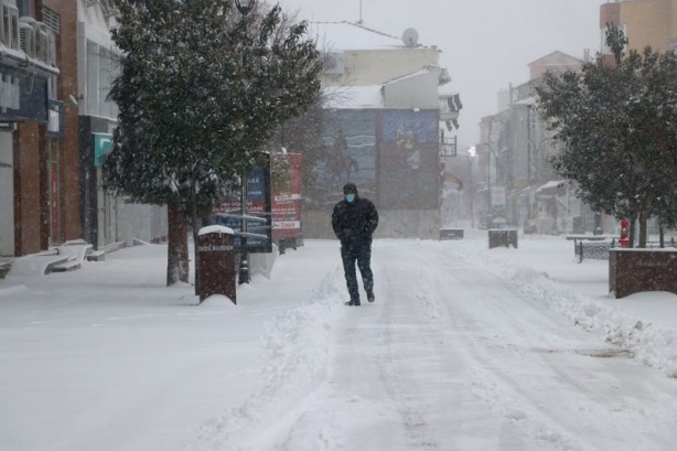 Foto - Edirne'den kar manzaları