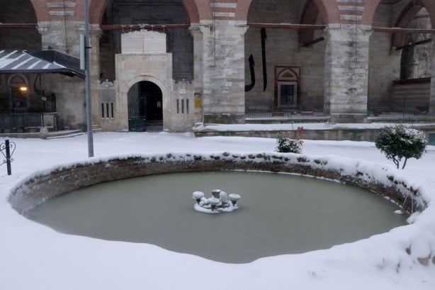 Foto - Edirne'den kar manzaları