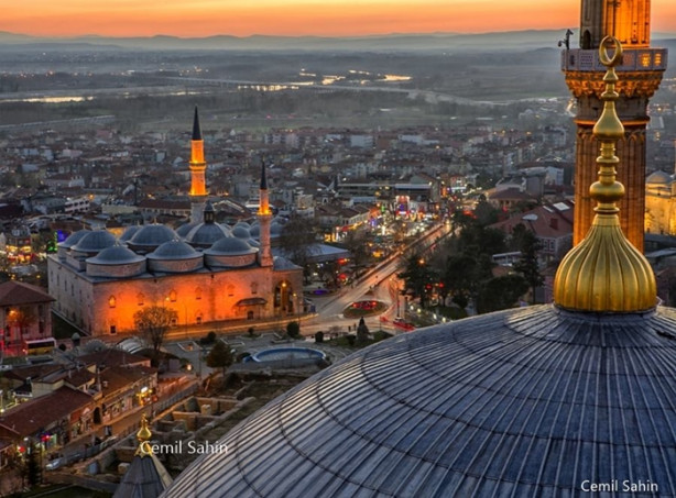 Foto - Edirne'ye bir de bu açıdan bakın!