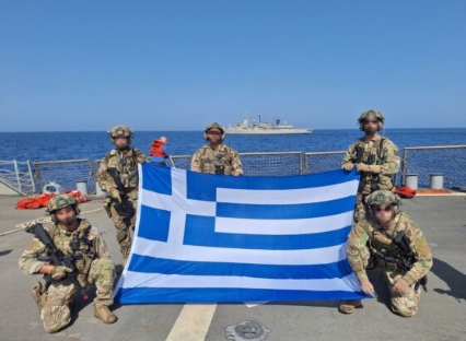 Foto - Ege adalarına ABD kıskacı: Yunanın sevinç çığlığı... Böyle duyurdular: "Mavi Vatan denize gömüldü"