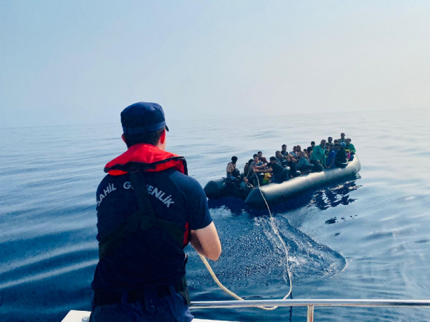 Foto - Ege'de göçmen operasyonu