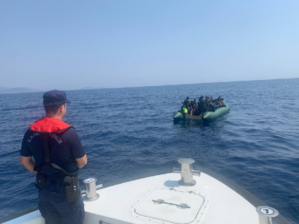 Foto - Ege'de göçmen operasyonu