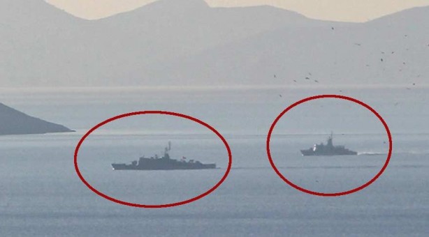 Foto - Ege'de tehlikeli anlar! Yunanistan anında yalanladı