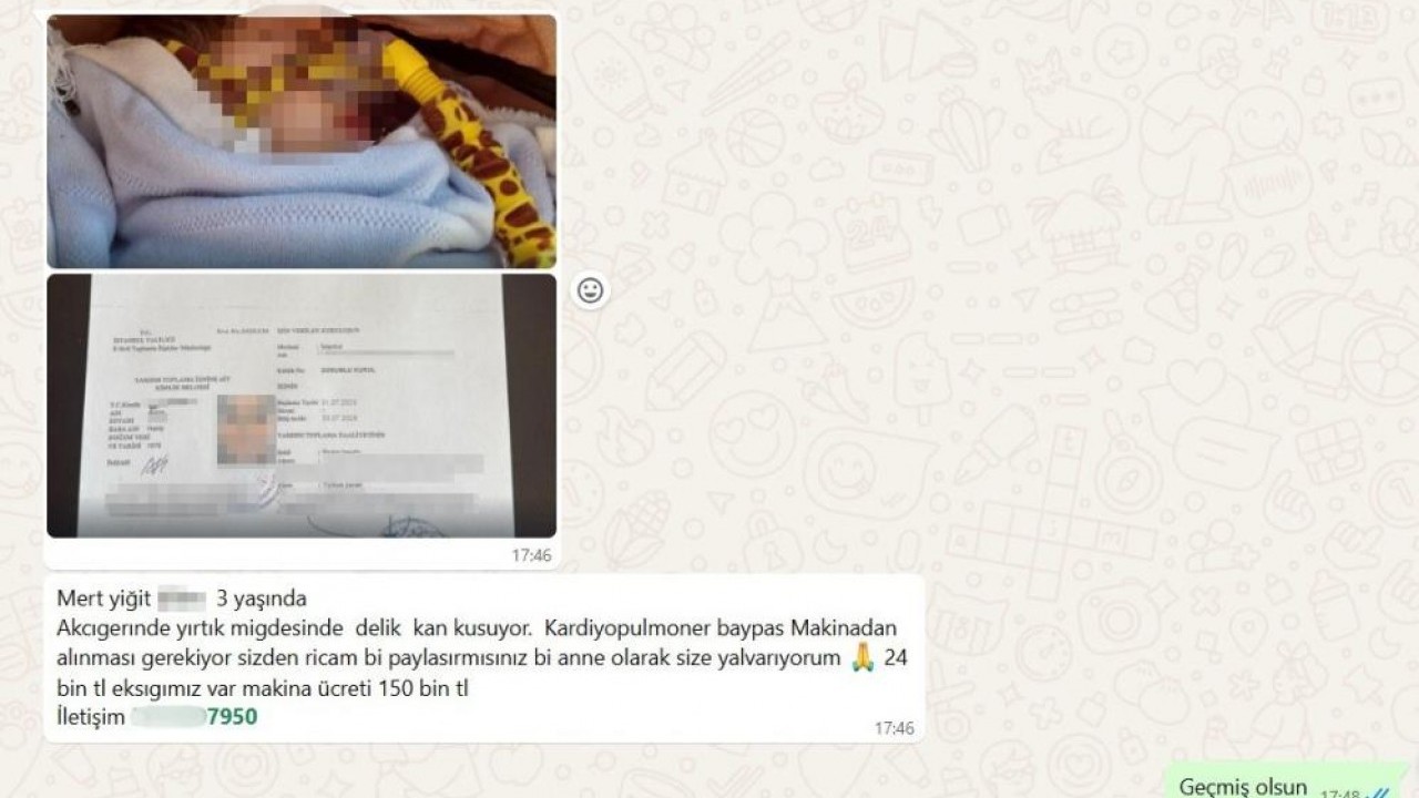 Foto - Eğer doğruysa skandal! Hasta çocuklar üzerinden bu yapılır mı?