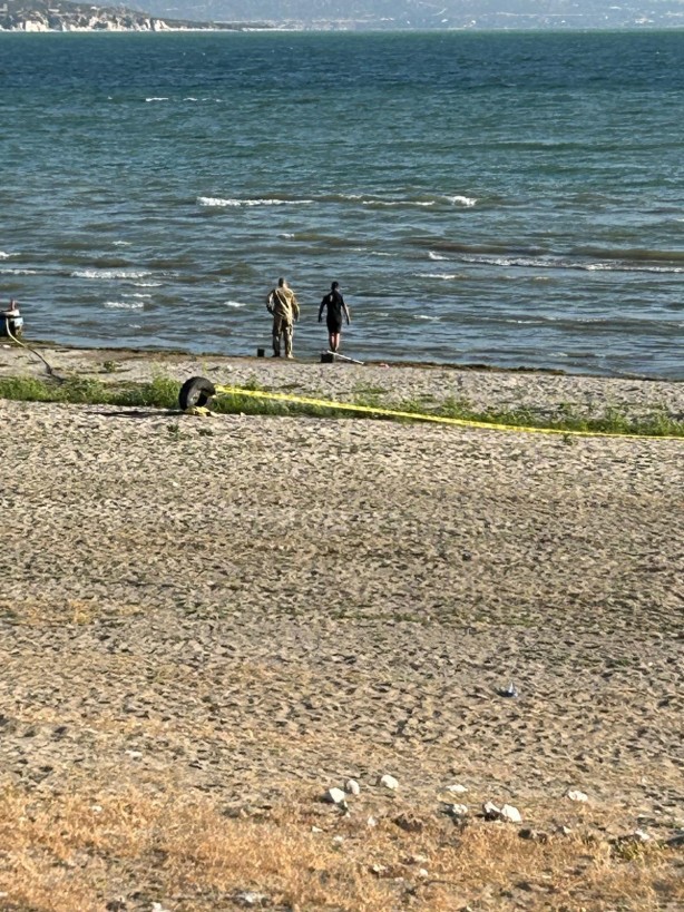 Eğirdir Gölü'nde bulunan el bombaları imha edilmek üzere gölden çıkarıldı