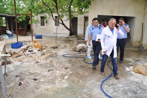 Foto - Ekipler kokudan içeri giremediler!