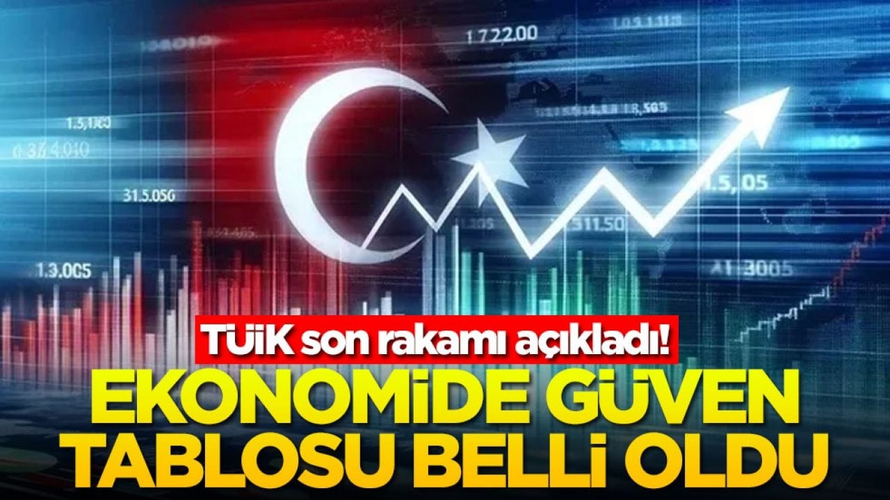 Ekonomide güven tablosu belli oldu! TÜİK son rakamı açıkladı