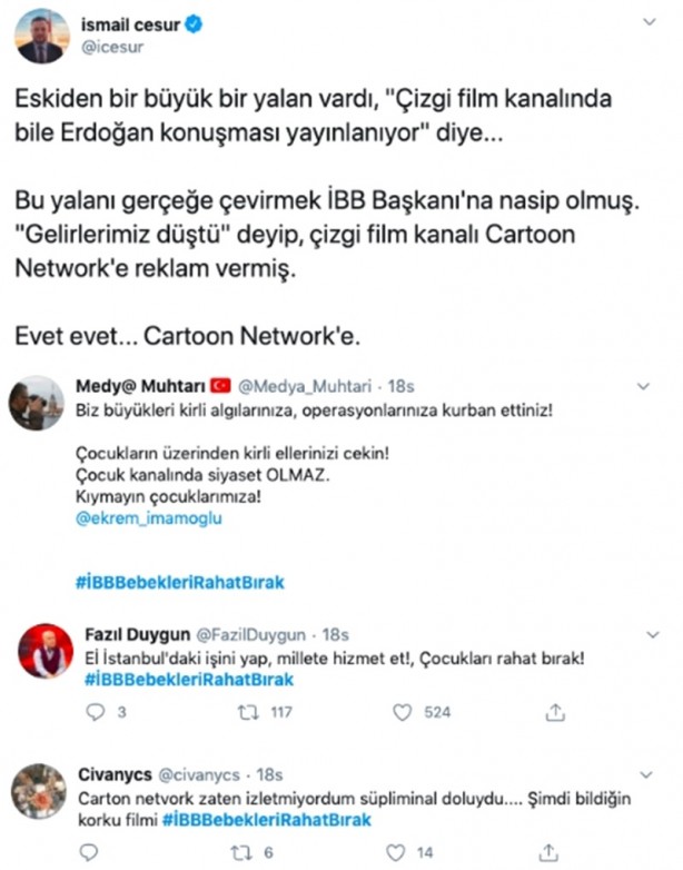 Foto - Ekrem İmamoğlu çizgi film kanalında siyasi propaganda yaptı!