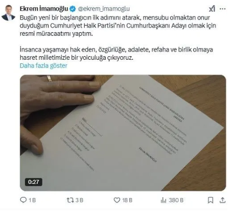 Foto - Ekrem İmamoğlu ön seçim için başvuru yaptı! Yavaş'ın kafasından geçen plan? Mansur da aday olacak mı?