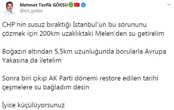 Foto - Ekrem İmamoğlu'na 'tarihi çeşme' tepkisi