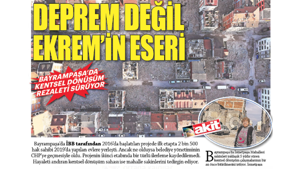 Foto - Ekrem İmamoğlu'nu seçtiler ortada kaldılar! Kentsel dönüşüm rezaletinde yeni perde