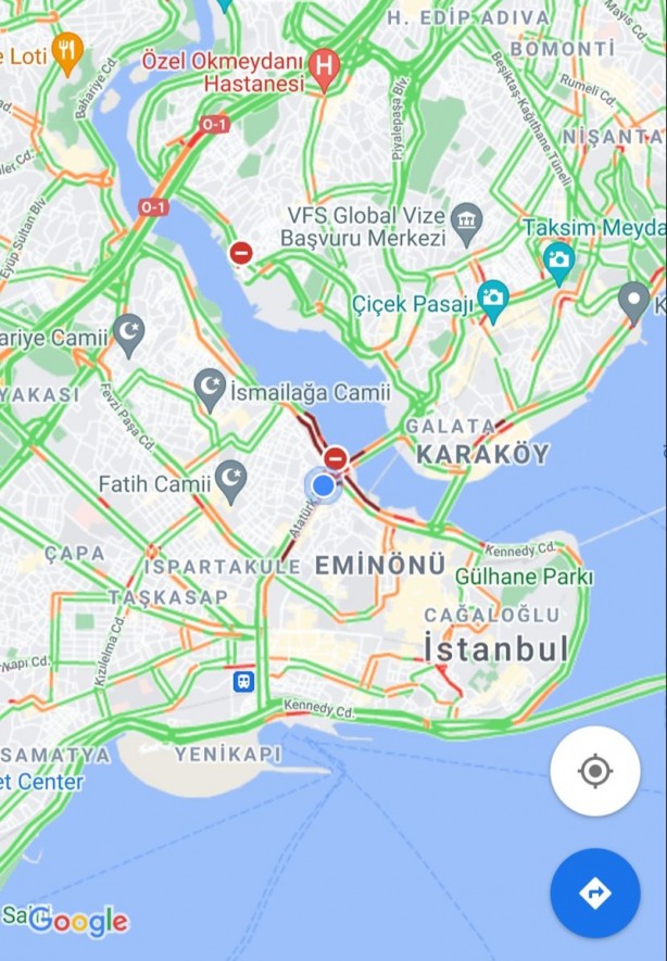 Foto - Ekrem İmamoğlu'nun beceriksizliği saç baş yolduruyor! Unkapanı'nda trafik kilit