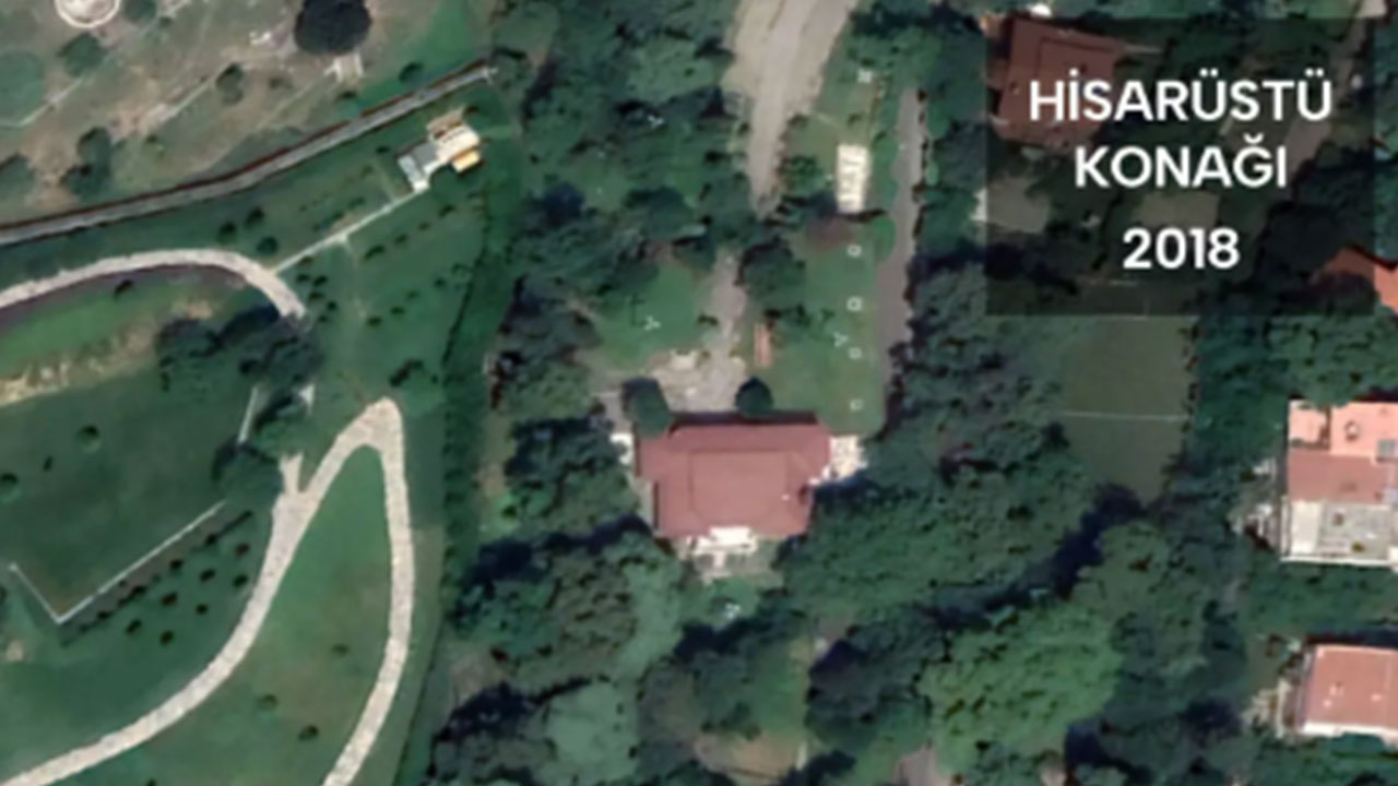 Foto - Ekrem İmamoğlu'nun oturduğu tarihi köşkte skandal patladı! Uydu görüntülerinde ortaya çıktı