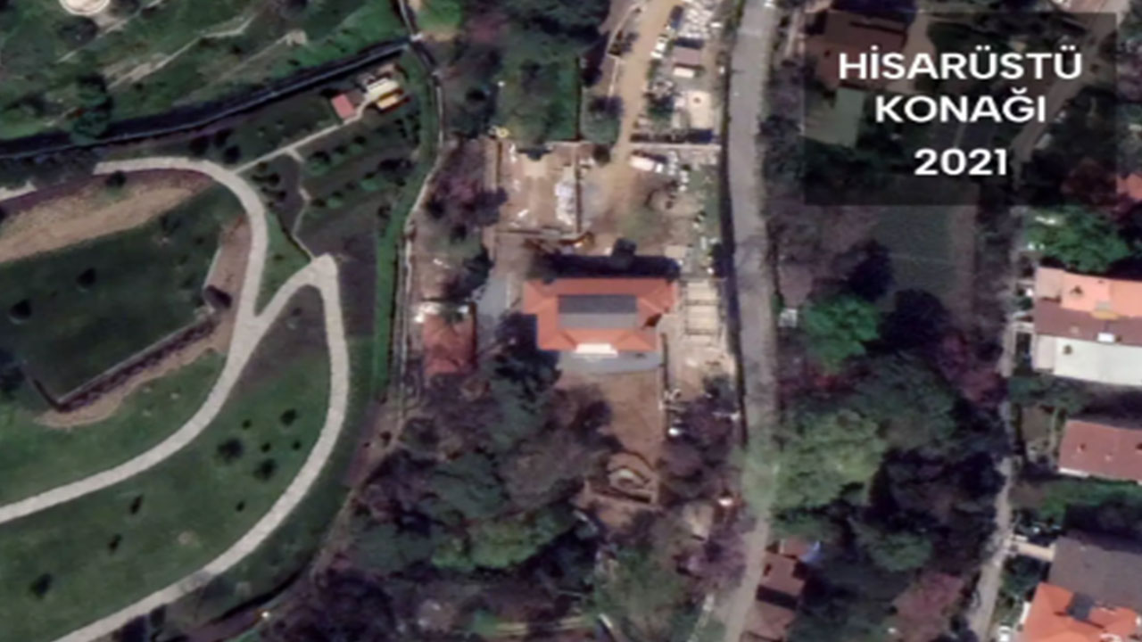 Foto - Ekrem İmamoğlu'nun oturduğu tarihi köşkte skandal patladı! Uydu görüntülerinde ortaya çıktı