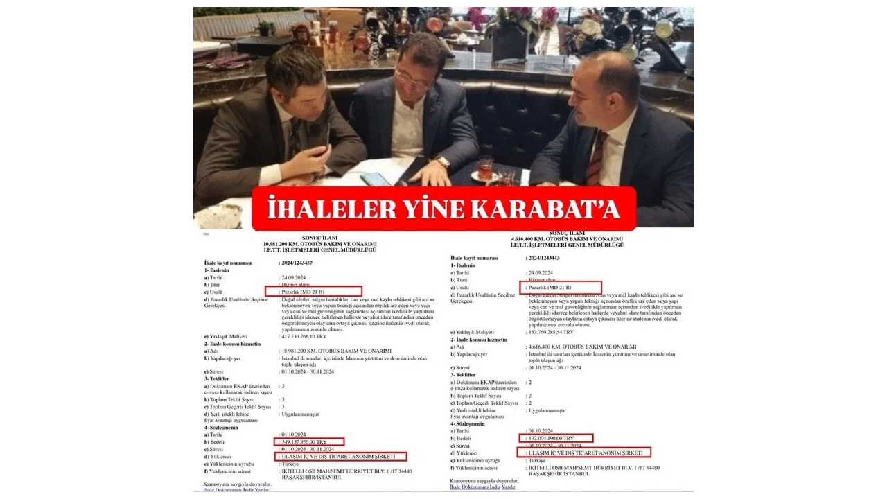 Foto - Ekrem'den sabıkalı şirkete 500 milyonluk ihale!