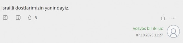 Foto - Ekşisözlük'ten İsrail güzellemeleri! Taraflarını seçtiler...